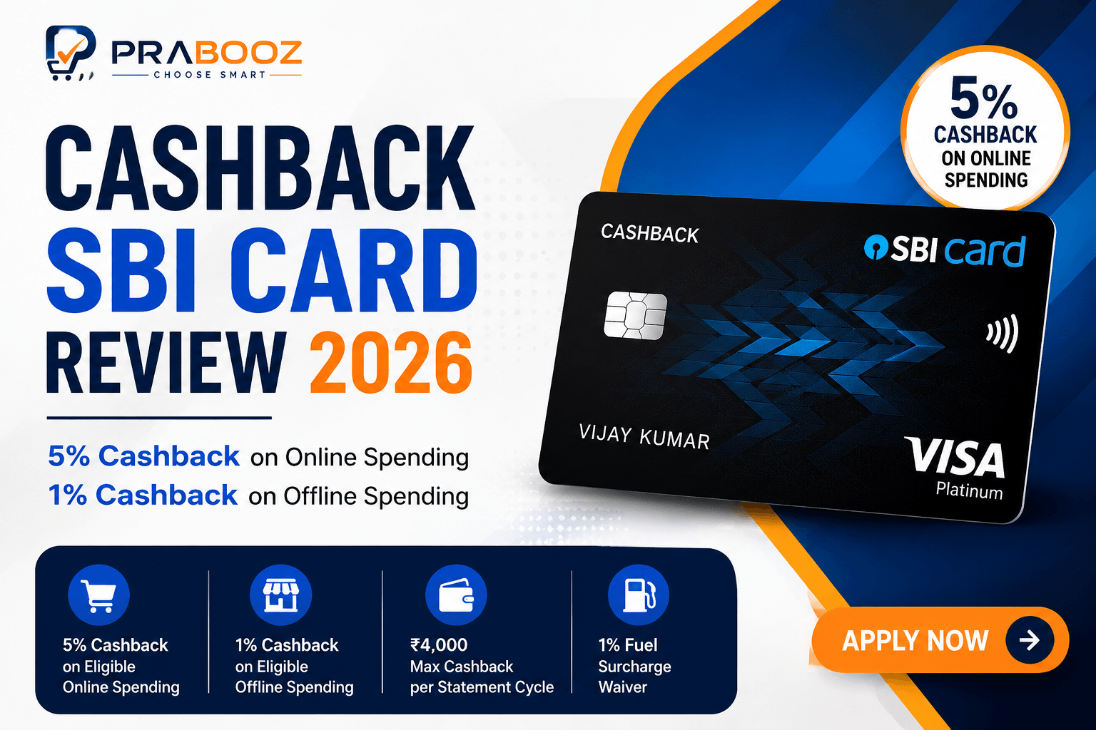 CASHBACK SBI Card Review 2026