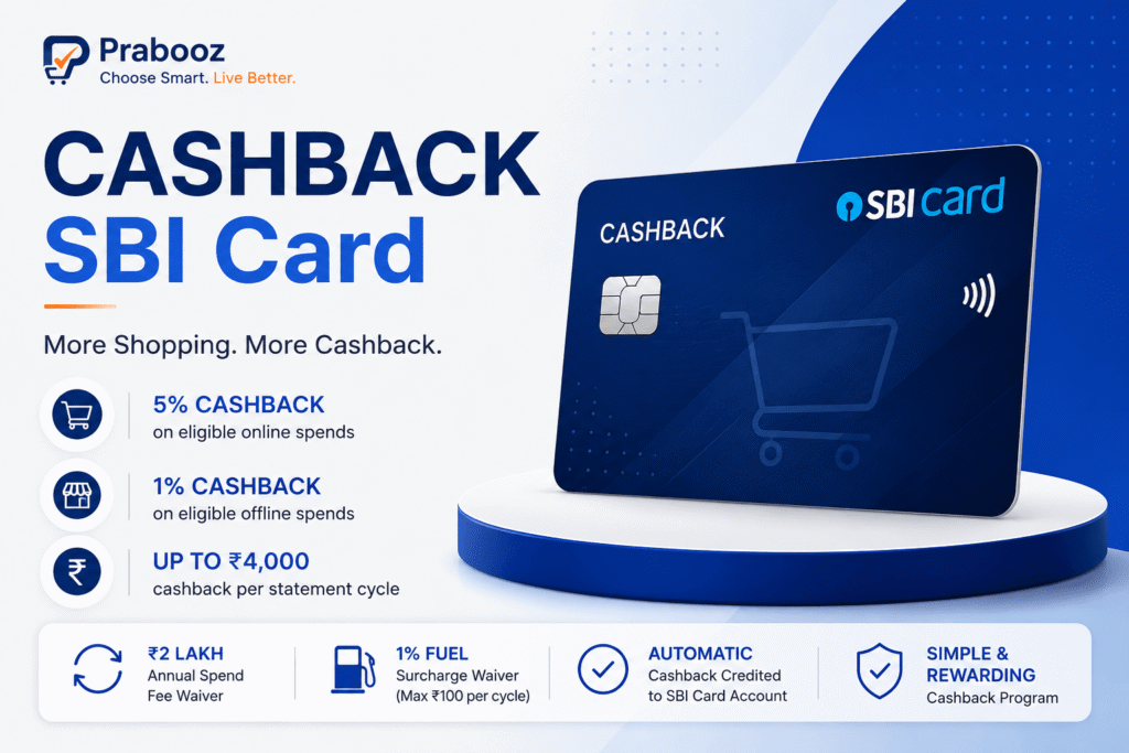 CASHBACK SBI Card Review 2026: Fees, Cashback & Benefits CASHBACK SBI Card